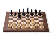 Elektronisches Schachbrett DGT USB, Rosenholz/Ahorn + Figuren Classic