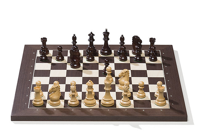 DGT USB electronic chessboard, wenge/ maple + Royal pieces - DGT USB electronic chessboard, wenge/ maple + Royal pieces