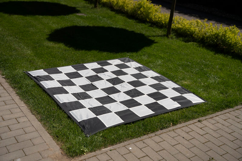 Nylon Schachbrett für Gartenschach mit 20cm Feld - Nylon Schachbrett für Gartenschach mit 20cm Feld