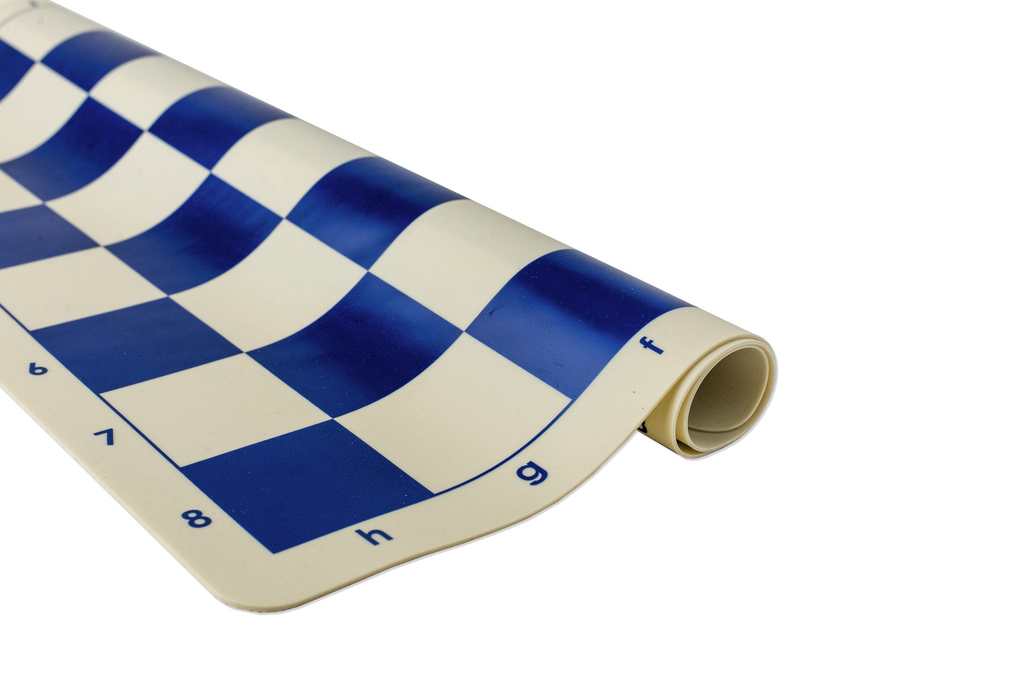 Silikonschachbrett 6, weiß und blau - Silikonschachbrett 6, weiß und blau