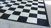 Nylon chess board for outdoor/garden chess (32 cm square)