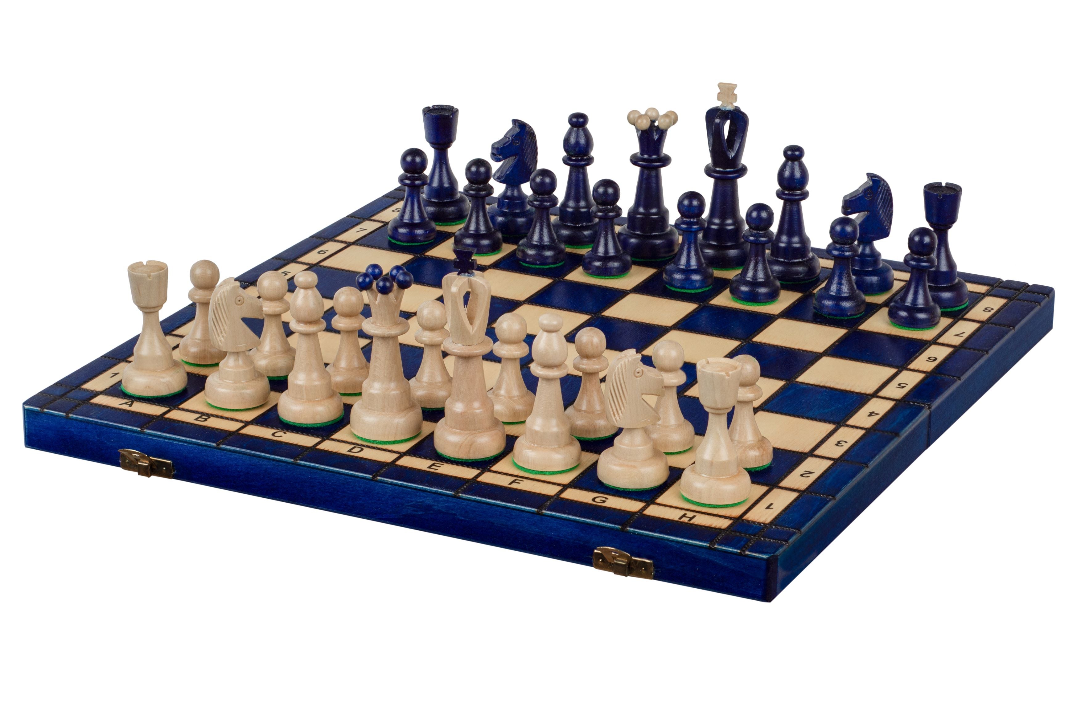 SCHACH AS (40,5 x 41 cm) BLAU - SCHACH AS (40,5 x 41 cm) BLAU