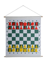 Magnetic Roll-Up Demonstration Chess Set 27" (68 cm) - board + pieces + bag