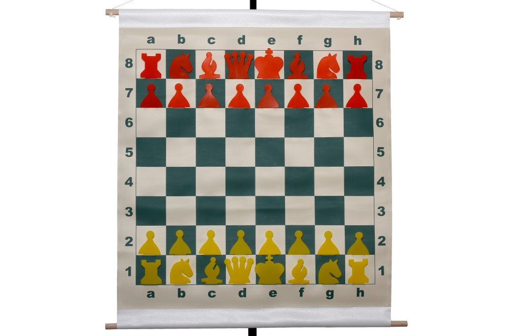 DEMONSTRATION RUNDES DEMONSTRATIONS-Schachbrett - steckbar (Schachbrett + Figuren + Tasche) - DEMONSTRATION RUNDES DEMONSTRATIONS-Schachbrett - steckbar (Schachbrett + Figuren + Tasche)