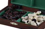 Wooden School Chess Mini - brown