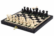 KLEINES KÖNIGLICHES SCHACH (30x30cm) schwarz