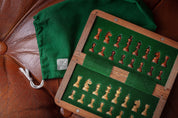 MAGNETIC Schach Mini mit eingelegtem Schachbrett 18 cm