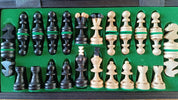 Schach „Kleine Perle“mit Einsatz, Farbe schwarz