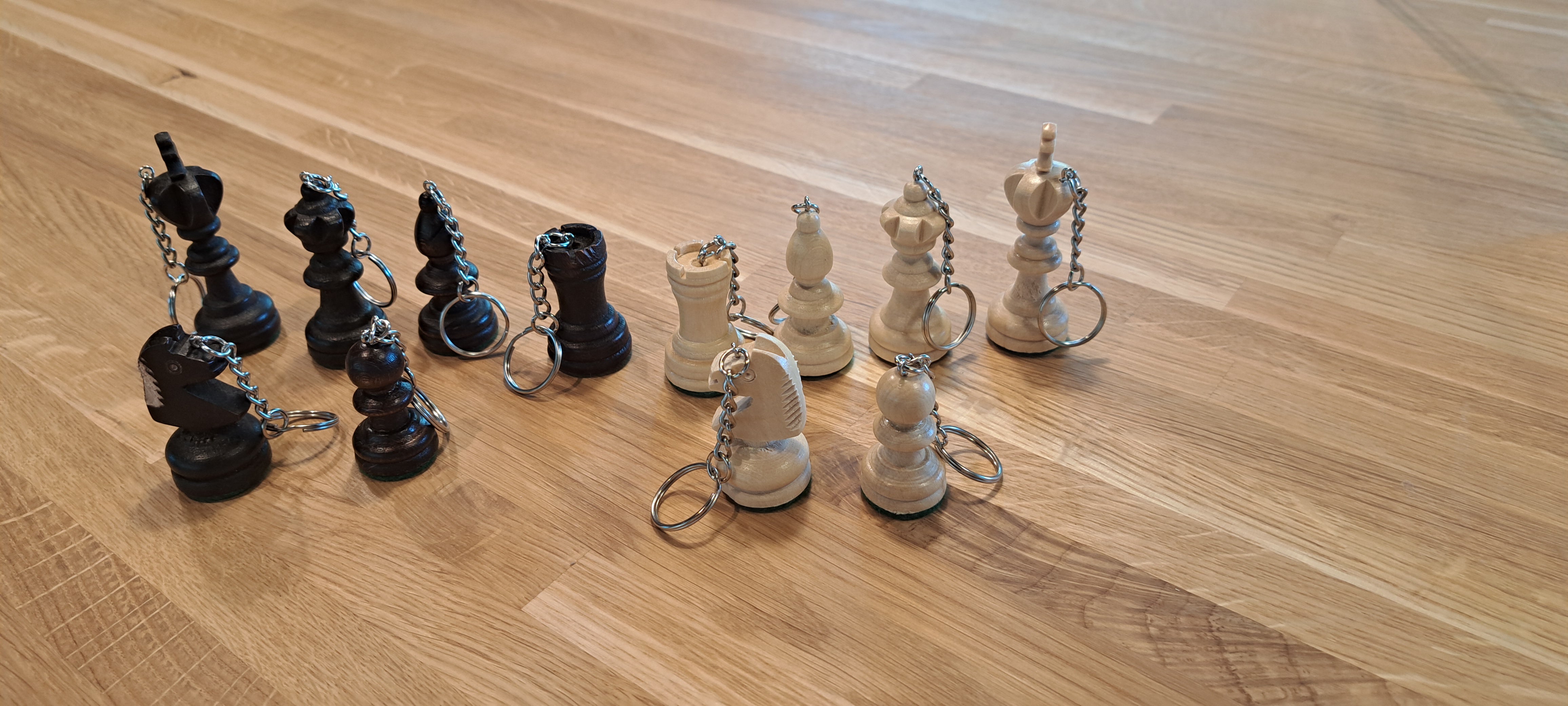 Weißer Turm-Schlüsselanhänger - 2b1cec868556b5d197b48fb359494e44