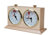 Wooden BHB chess clock with stand – LIGHT LARGE