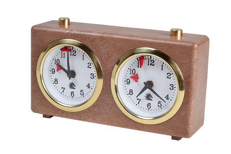 CLASSIC kleine Kunststoffuhr, braun - CLASSIC kleine Kunststoffuhr, braun