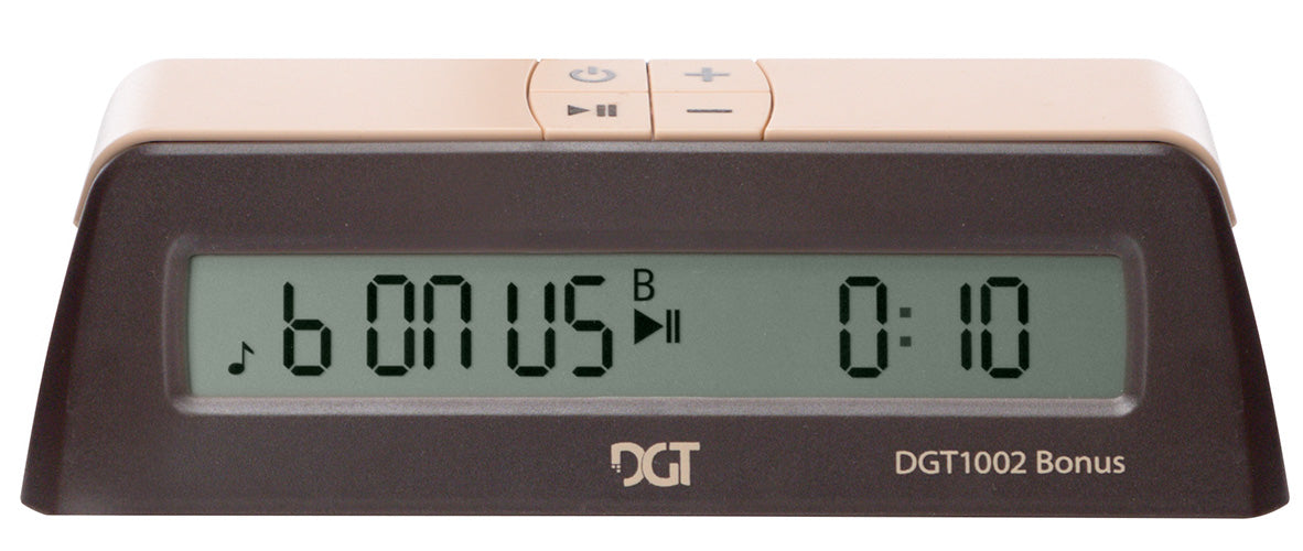 DGT 1002 Schachuhr - mit der Option, Zeit hinzuzufügen! - DGT 1002 Schachuhr - mit der Option, Zeit hinzuzufügen!