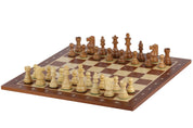 No5 Sapele-Schachbrett + 3,5" Französische Akazienholz-Stücke