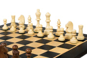 Tournament chess set No. 4 - 40 mm chessboard + Sunrise Staunton 78 mm pieces