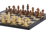 Turnierschach-Set Nr. 5 - 50mm Brett + Deutsche Ritter 3,5" Figuren